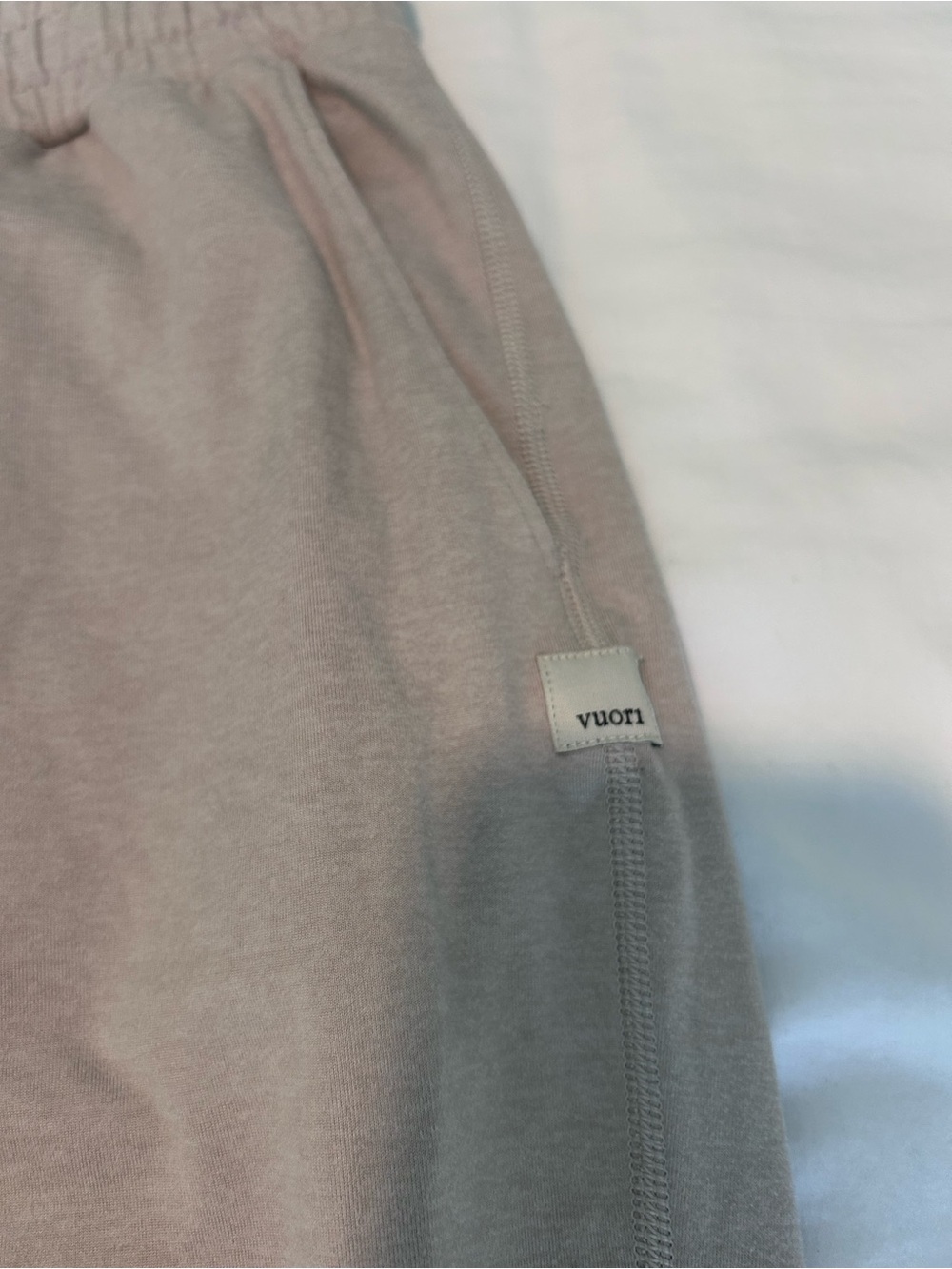 Vuori Light Beige Track Joggers - Picture 3 of 3